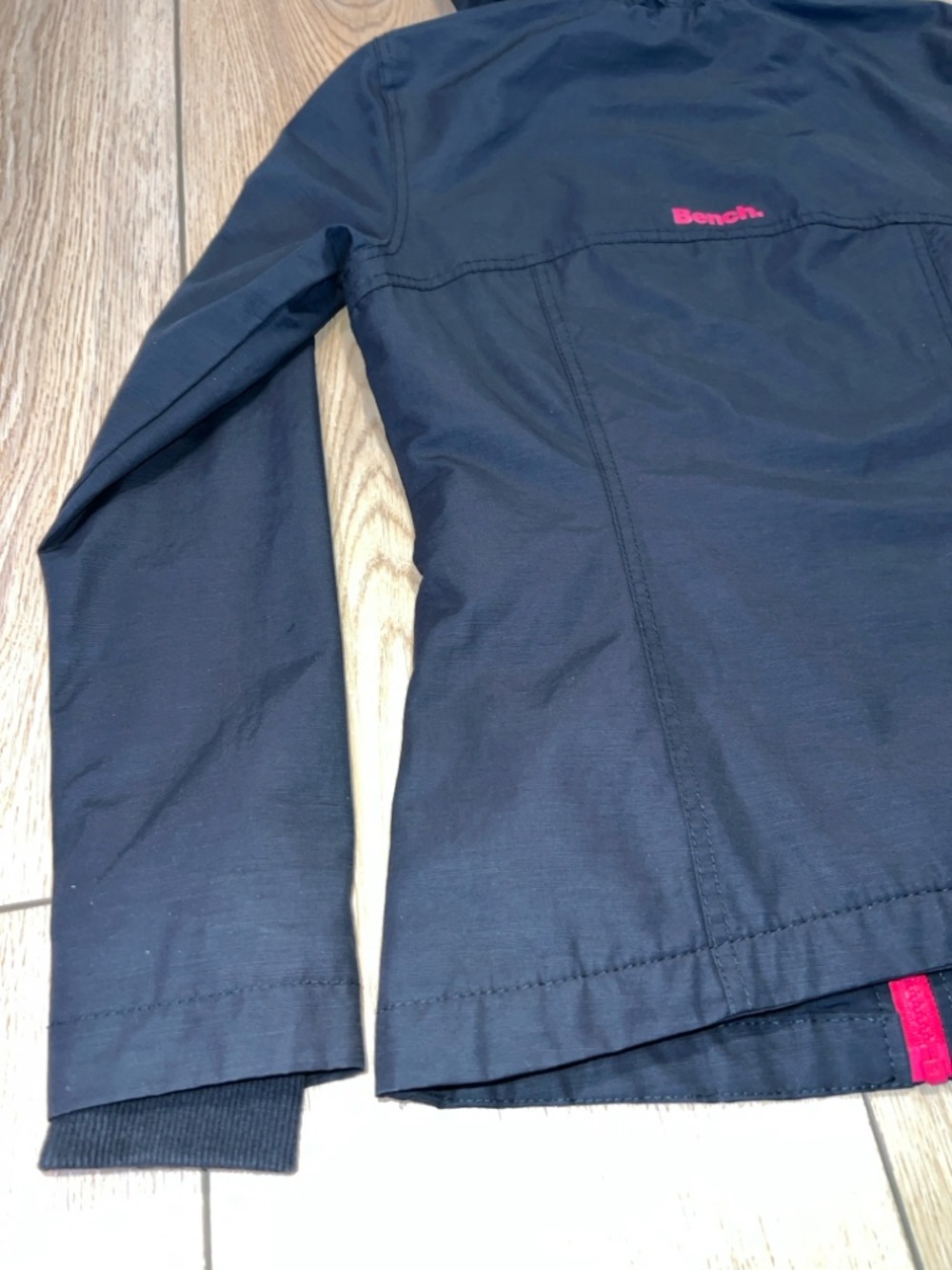Bench Black Double Zip Hooded Rain Jacket - Picture 11 of 16
